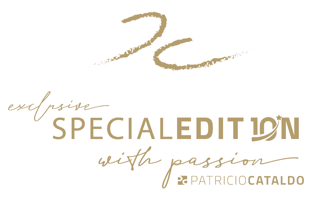 pc_special_edition_luxe Bildmarke der "Special Edition" mit dem Schriftzug "exclusive SPECIAL EDIT10N - with passion - Patricio Cataldo"